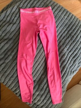 Under Armour Hot Pink Girls' Performance Leggings